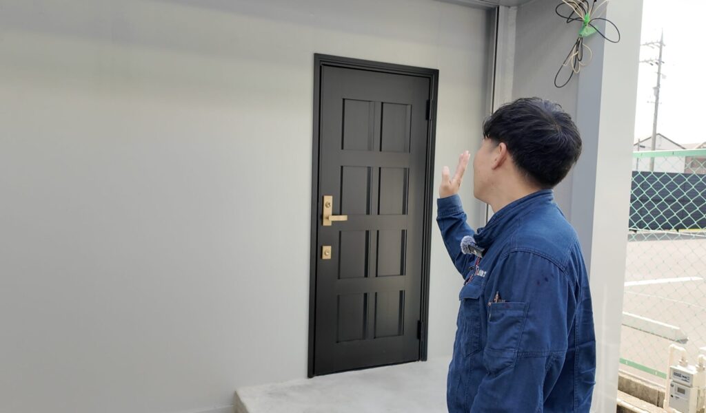 店舗工事　外壁